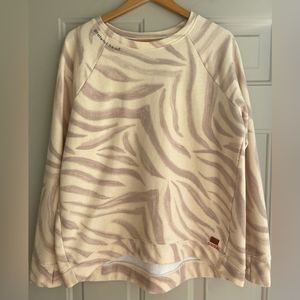 Peace Love World Pullover Sweatshirt “I am peace” Yellow Size M